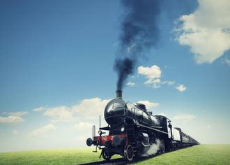 foto-na-platno-parni-lokomotiva-v-prirode